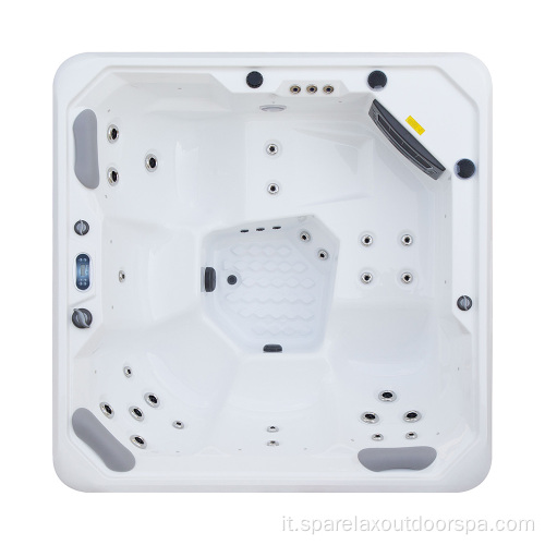 Massaggio di lusso Portable Whirlpool Bathtub Fibergas Spa